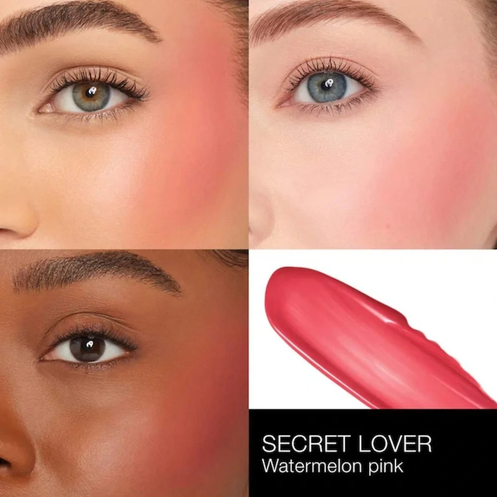 🆕 NARS Afterglow Liquid Blush Color: Secret Lover - watermelon pink NIB
